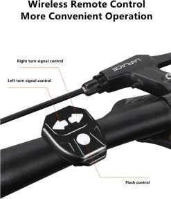 GoShops FY-1820 - Richtingaanwijzer Fiets - Knipperlichting - Fietsverlichting - LED - USB Oplaadbaar - Waterbestendig - Afstandsbediening - Draadloos - Verstelbaar - Achterlicht Fiets -Fietsenwinkel 1031x1200