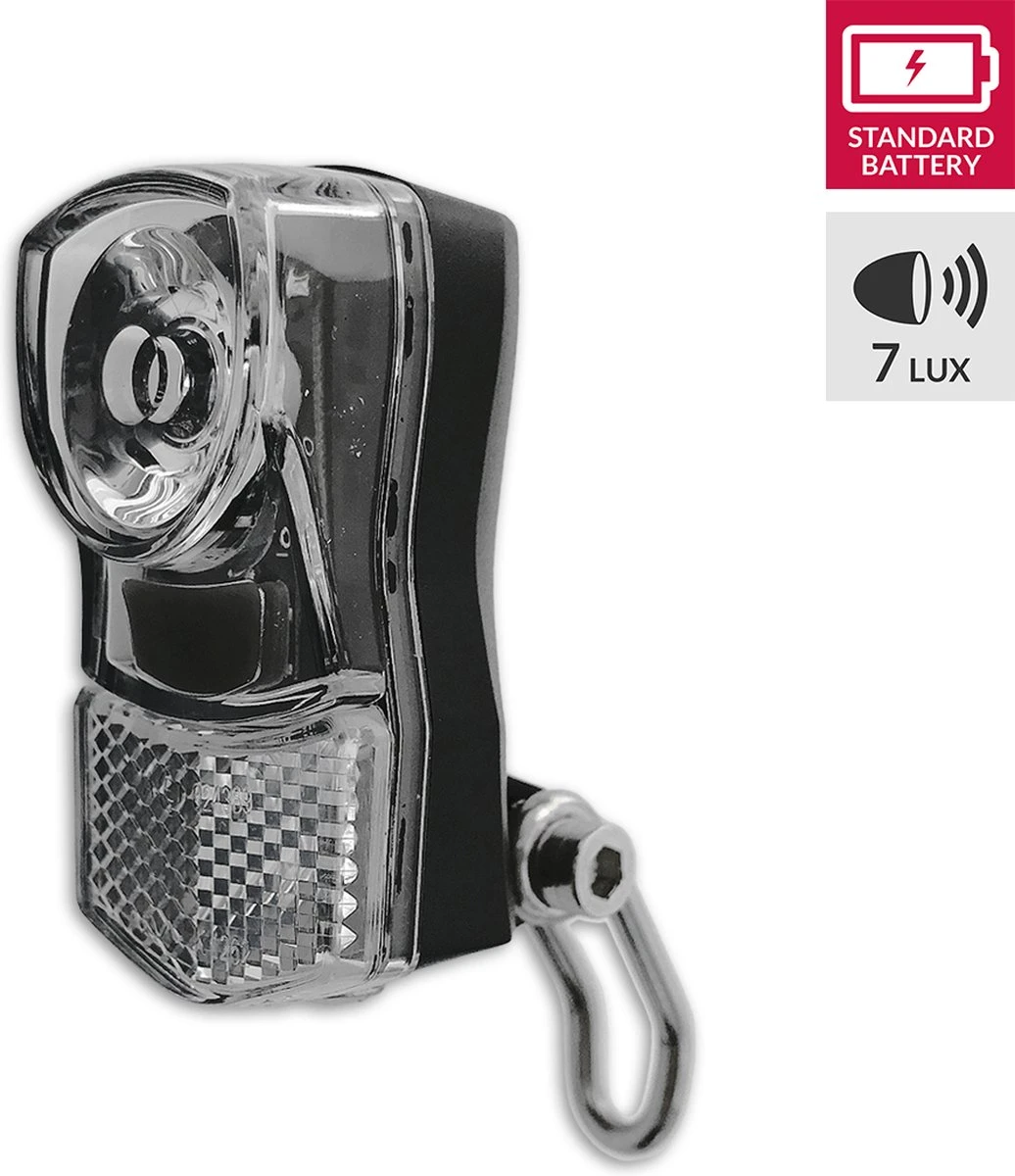 Lynx Koplamp Batterij 7 Lux Led Zwart 5 Lynx Koplamp Batterij 7 Lux Led Zwart - Afbeelding 3