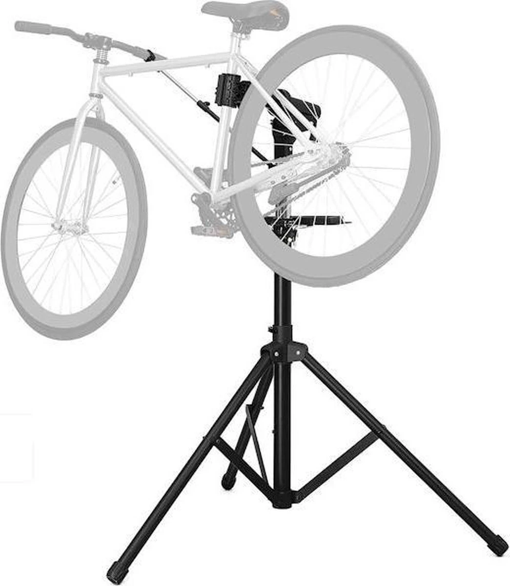 Merkloos Decopatent® PRO Montagestandaard Fiets - 360° Draaibaar - Verstelbaar + Gereedschapsbakje - Fiets Montage Reparatie Standaard 6 Merkloos Decopatent® PRO Montagestandaard Fiets - 360° Draaibaar - Verstelbaar + Gereedschapsbakje - Fiets Montage Reparatie Standaard - Afbeelding 4
