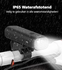 SWILIX ® - Fietsverlichting Set - Oplaadbare USB Led Fietslamp - Voor En Achter - Waterdicht - 4 Lichtstanden - Zwart -Fietsenwinkel 1063x1200 6