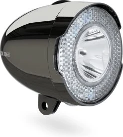 AXA 706 15 Lux - Fietslamp Voorlicht - LED Koplamp - Fietsverlichting Op Batterij - Chrome