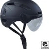 Lightyourbike ROADSTER ® Speed Pedelec Helm Met Vizier & Verlichting - NTA 8776 - Helm Snorscooter - Helm Speed Pedelec - Zwart -Fietsenwinkel 1104x1200