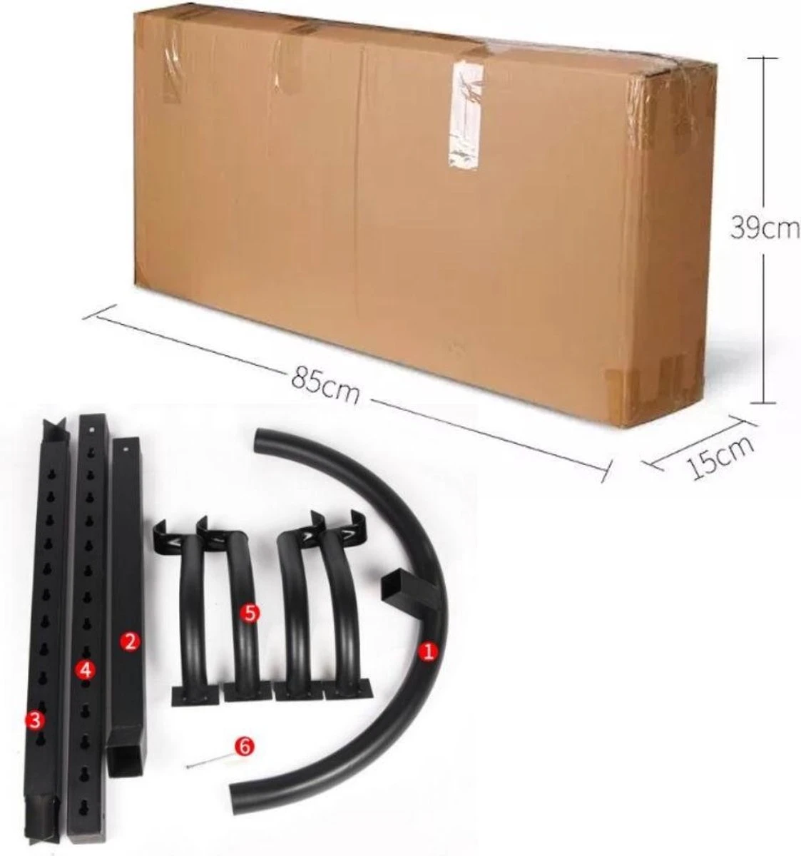 Merkloos Decopatent® Staand Fietsenrek Om 2 Fietsen Op Te Hangen - Ophangen Van 2 Fietsen Boven Elkaar - Fietsrek Ophangsysteem - 220 Cm 5 Merkloos Decopatent® Staand Fietsenrek Om 2 Fietsen Op Te Hangen - Ophangen Van 2 Fietsen Boven Elkaar - Fietsrek Ophangsysteem - 220 Cm - Afbeelding 3