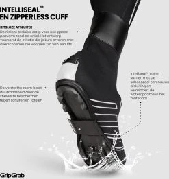 GripGrab - RaceThermo X Waterproof Winter MTB Gravel Fietsoverschoenen Mountainbike - Zwart - Unisex - Maat XL 10 GripGrab - RaceThermo X Waterproof Winter MTB Gravel Fietsoverschoenen Mountainbike - Zwart - Unisex - Maat XL -Fietsenwinkel 1137x1200