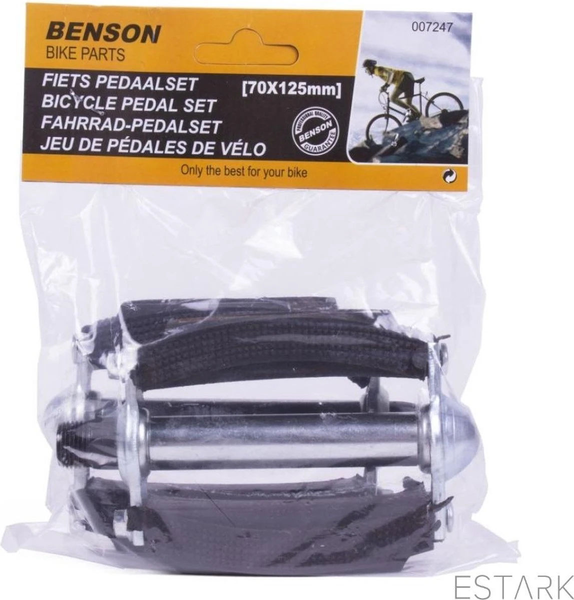 ESTARK® Klassieke Fietspedalen - Set Van Twee - Anti-Slip Fietspedalen Set Met Reflectoren - Pedaal Zwart Zilver - Fiets Pedalen Trappers Fiets Pedaal - Fietstrappers - Losse Trappers - 2 STUKS - Pedalen 7 ESTARK® Klassieke Fietspedalen - Set Van Twee - Anti-Slip Fietspedalen Set Met Reflectoren - Pedaal Zwart Zilver - Fiets Pedalen Trappers Fiets Pedaal - Fietstrappers - Losse Trappers - 2 STUKS - Pedalen - Afbeelding 5