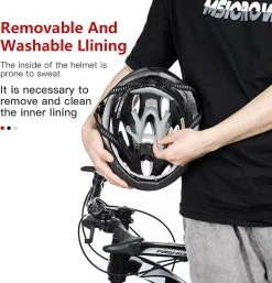 Zacro Fietshelm - Met Bril En Waarschuwingslampje - Nacht Veiligheidshelmen Fietshelm - Voor Volwassenen, MTB, Stadsfietsen - Wit En Zwart 15 Zacro Fietshelm - Met Bril En Waarschuwingslampje - Nacht Veiligheidshelmen Fietshelm - Voor Volwassenen, MTB, Stadsfietsen - Wit En Zwart -Fietsenwinkel 1154x1200 1