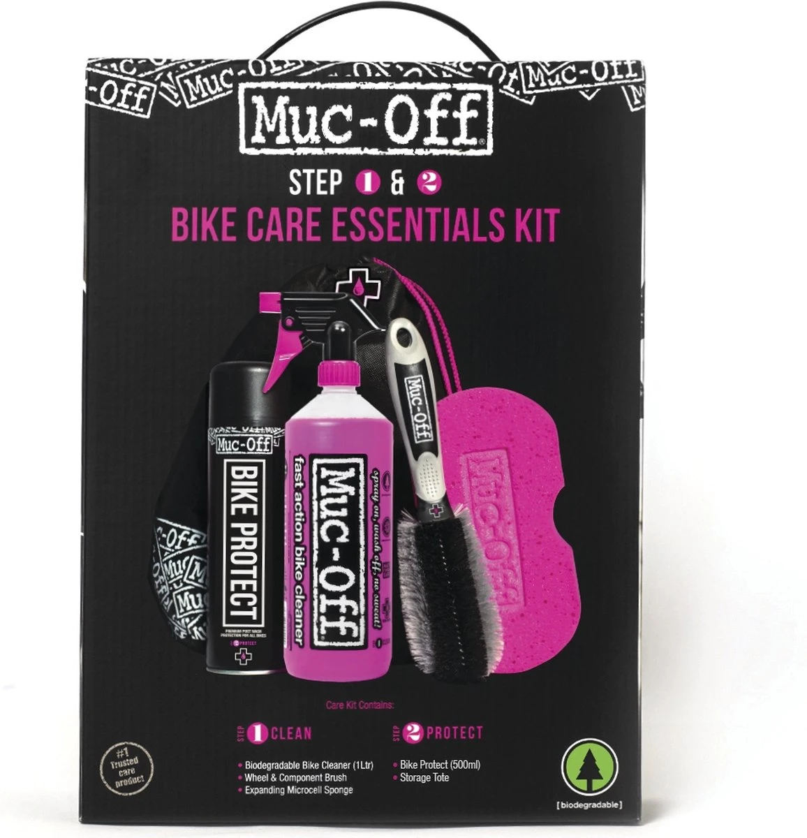 Muc-Off Bicycle Care Essential Kit 3 Muc-Off Bicycle Care Essential Kit