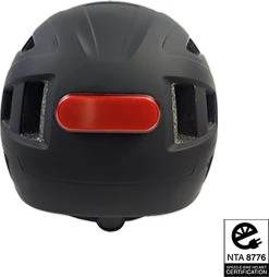 Lightyourbike ROADSTER ® Speed Pedelec Helm Met Vizier & Verlichting - NTA 8776 - Helm Snorscooter - Helm Speed Pedelec - Zwart -Fietsenwinkel 1165x1200