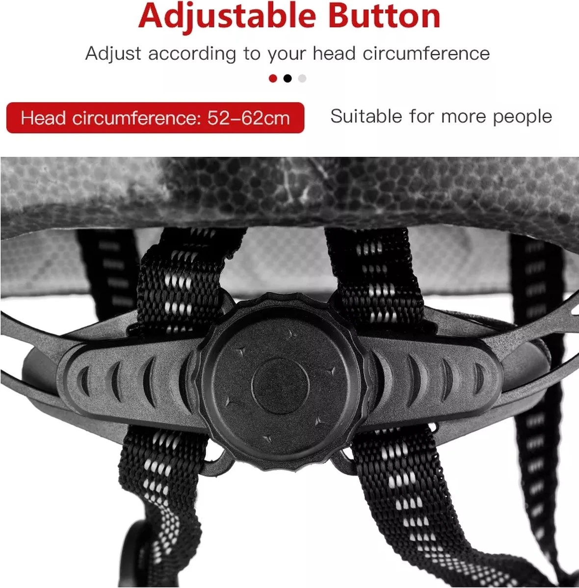 Zacro Fietshelm - Met Bril En Waarschuwingslampje - Nacht Veiligheidshelmen Fietshelm - Voor Volwassenen, MTB, Stadsfietsen - Wit En Zwart 6 Zacro Fietshelm - Met Bril En Waarschuwingslampje - Nacht Veiligheidshelmen Fietshelm - Voor Volwassenen, MTB, Stadsfietsen - Wit En Zwart - Afbeelding 4