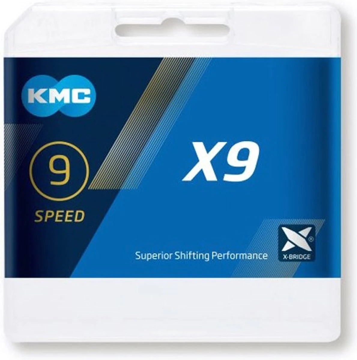 Ketting 9 Speed KMC X9 114 Schakels - Grijs 8 Ketting 9 Speed KMC X9 114 Schakels - Grijs - Afbeelding 6