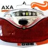 AXA Omega - Fiets Achterlicht - LED Fietsverlichting Op Batterij – Auto On/off Systeem - 50-80 Mm - Rood -Fietsenwinkel 1200x1020