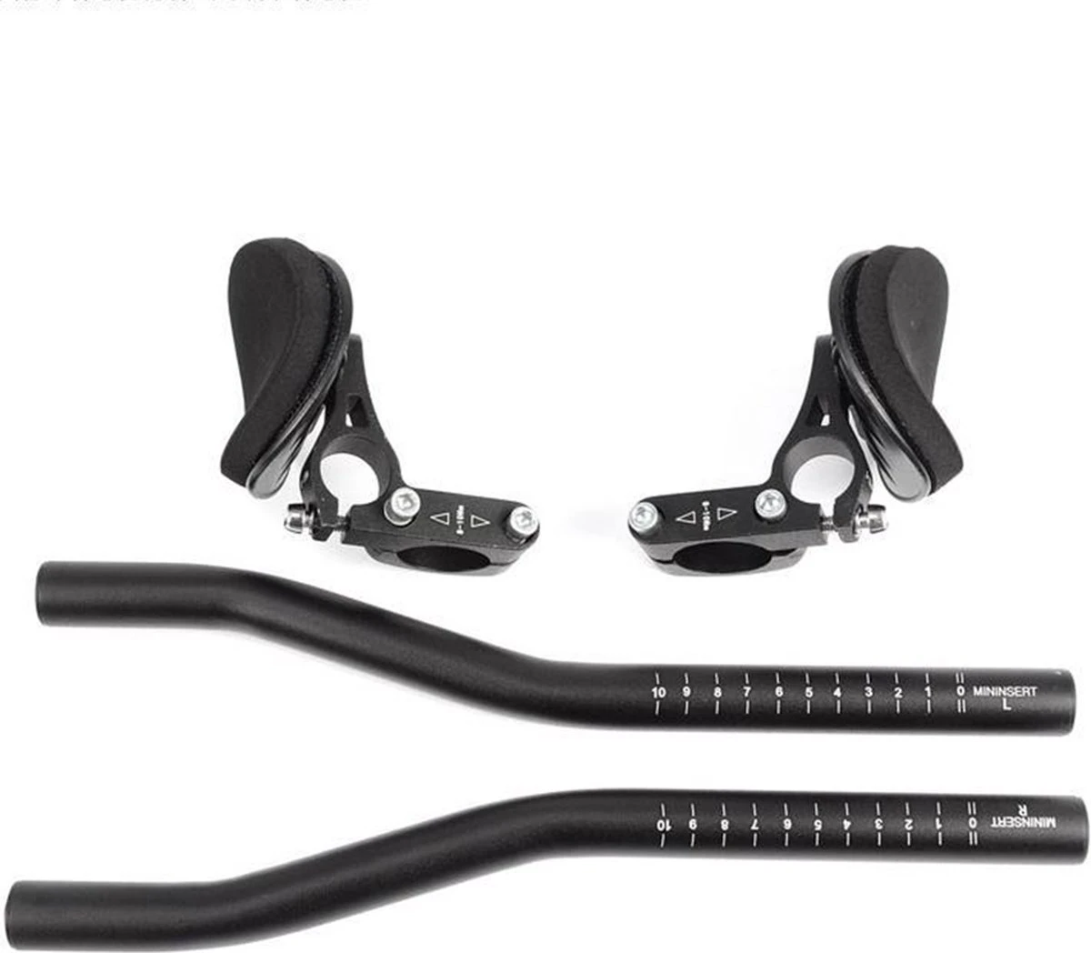 Enerledge Tijdritstuur Alu Ø31,8mm - Adapter Voor Ø25,4mm - Aero - Triathlon Stuur - Opzetstuur - Wielrennen - Racefiets 4 Enerledge Tijdritstuur Alu Ø31,8mm - Adapter Voor Ø25,4mm - Aero - Triathlon Stuur - Opzetstuur - Wielrennen - Racefiets - Afbeelding 2