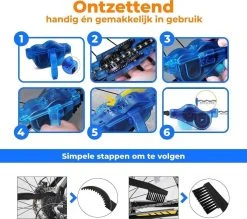 Merkloos Fietsketting Reiniger - Ketting Schoonmaken - Kettingborstel - Fiets Schoonmaak Set - Ontvetter Fiets - Kettingreiniger - Fietsketting Smeermiddel - Fiets Accessoires - Fietsgereedschap - Cadeau Voor Man -Vrouwen- Sinterklaas Cadeautjes -Fietsenwinkel 1200x1062 1