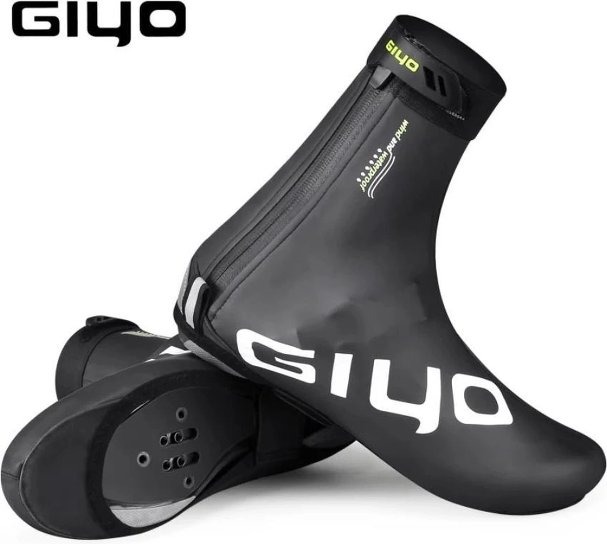 Giyo Overschoenen - Maat 44/45 (XL) - 1 Paar - Mountainbike - Wielrennen - Zwart - Wind En Waterdicht - Waterproof - Regen - Vorst 3 Giyo Overschoenen - Maat 44/45 (XL) - 1 Paar - Mountainbike - Wielrennen - Zwart - Wind En Waterdicht - Waterproof - Regen - Vorst