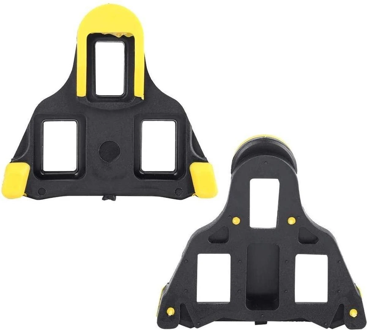 Schoenplaatjes SPD-SL Geschikt Voor Shimano SPD SL Pedalen - Geel - Niet Origineel 4 Schoenplaatjes SPD-SL Geschikt Voor Shimano SPD SL Pedalen - Geel - Niet Origineel - Afbeelding 2