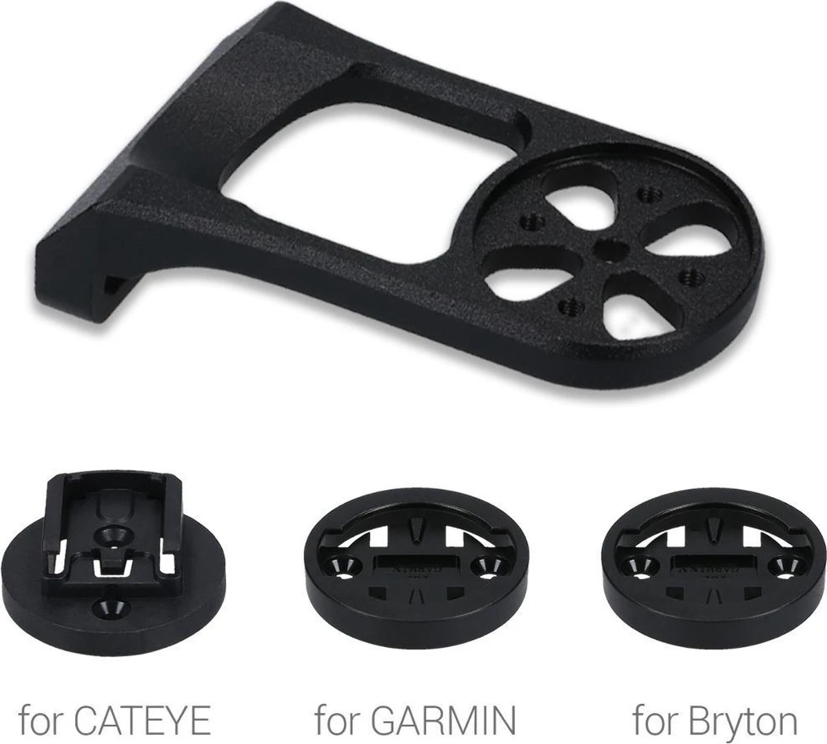 Kwmobile Houder Voor Garmin Edge / Bryton Rider / CatEye - Fietshouder Voor Navigatiesysteem - Stuurhouder In Zwart 7 Kwmobile Houder Voor Garmin Edge / Bryton Rider / CatEye - Fietshouder Voor Navigatiesysteem - Stuurhouder In Zwart - Afbeelding 5