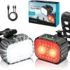 Inlustro Fietslamp Set - Voorlicht / Achterlicht - LED Fietslampjes Rood En Wit - Fietslicht Koplamp - Waterdicht - USB Oplaadbaar -Fietsenwinkel 1200x1092 4