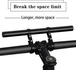 DrPhone EF1 – Verlengstuk Voor Fietsstuur – 30 CM Lang – Uitbreiding Frame – Gemakkelijk Te Installeren - Zwart -Fietsenwinkel 1200x1103 2