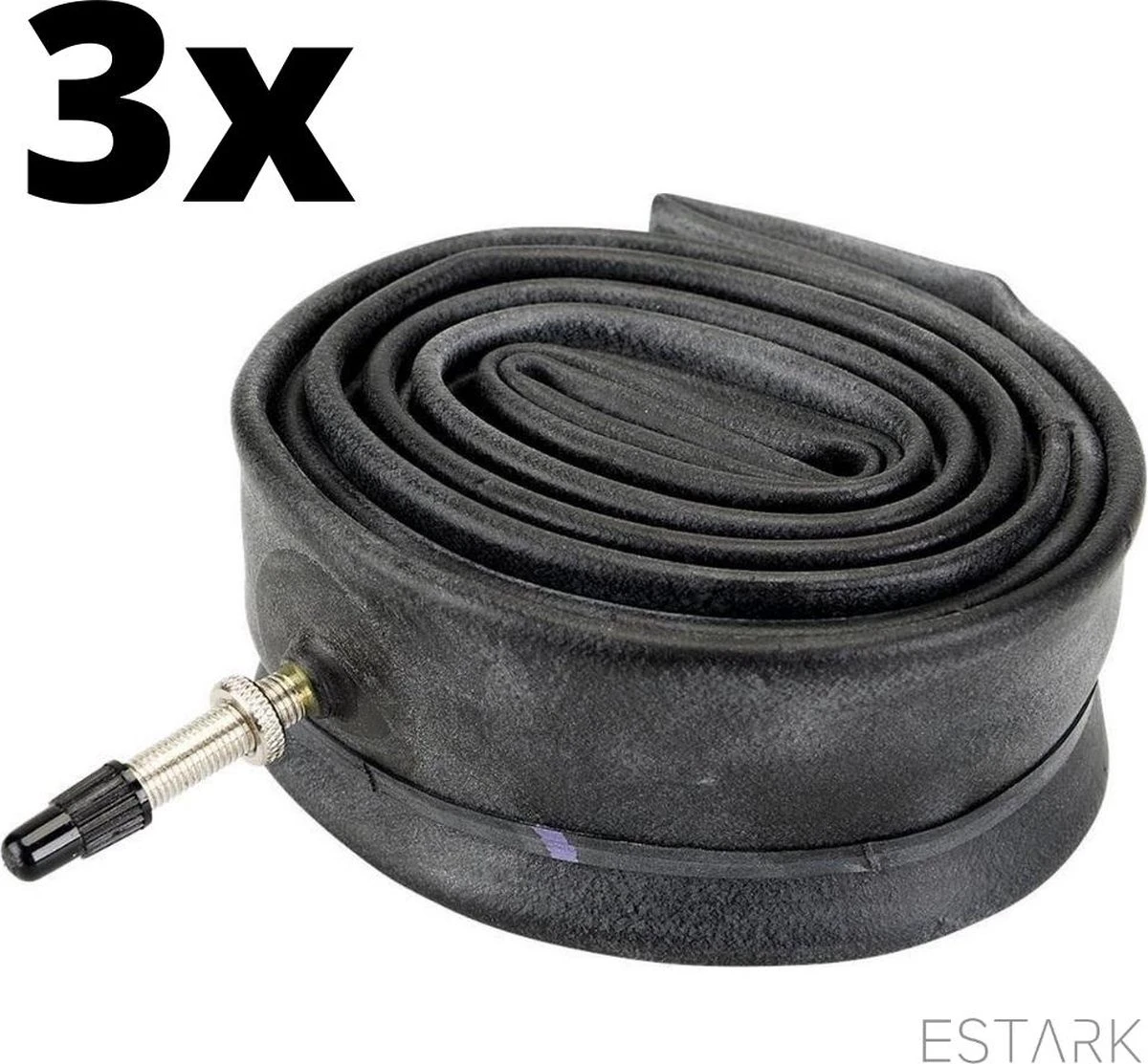 ESTARK® - 3 X Binnenband 28 Inch / 28" Voor De Fiets / Dunlop Ventiel / Racefiets / Mountainbike / 40 Mm / Band 40 / 30 - 622 Wiel / 28 * 1 5/8 * 1 3/8 / 28 " (A) 7 ESTARK® - 3 X Binnenband 28 Inch / 28" Voor De Fiets / Dunlop Ventiel / Racefiets / Mountainbike / 40 Mm / Band 40 / 30 - 622 Wiel / 28 * 1 5/8 * 1 3/8 / 28 " (A) - Afbeelding 5