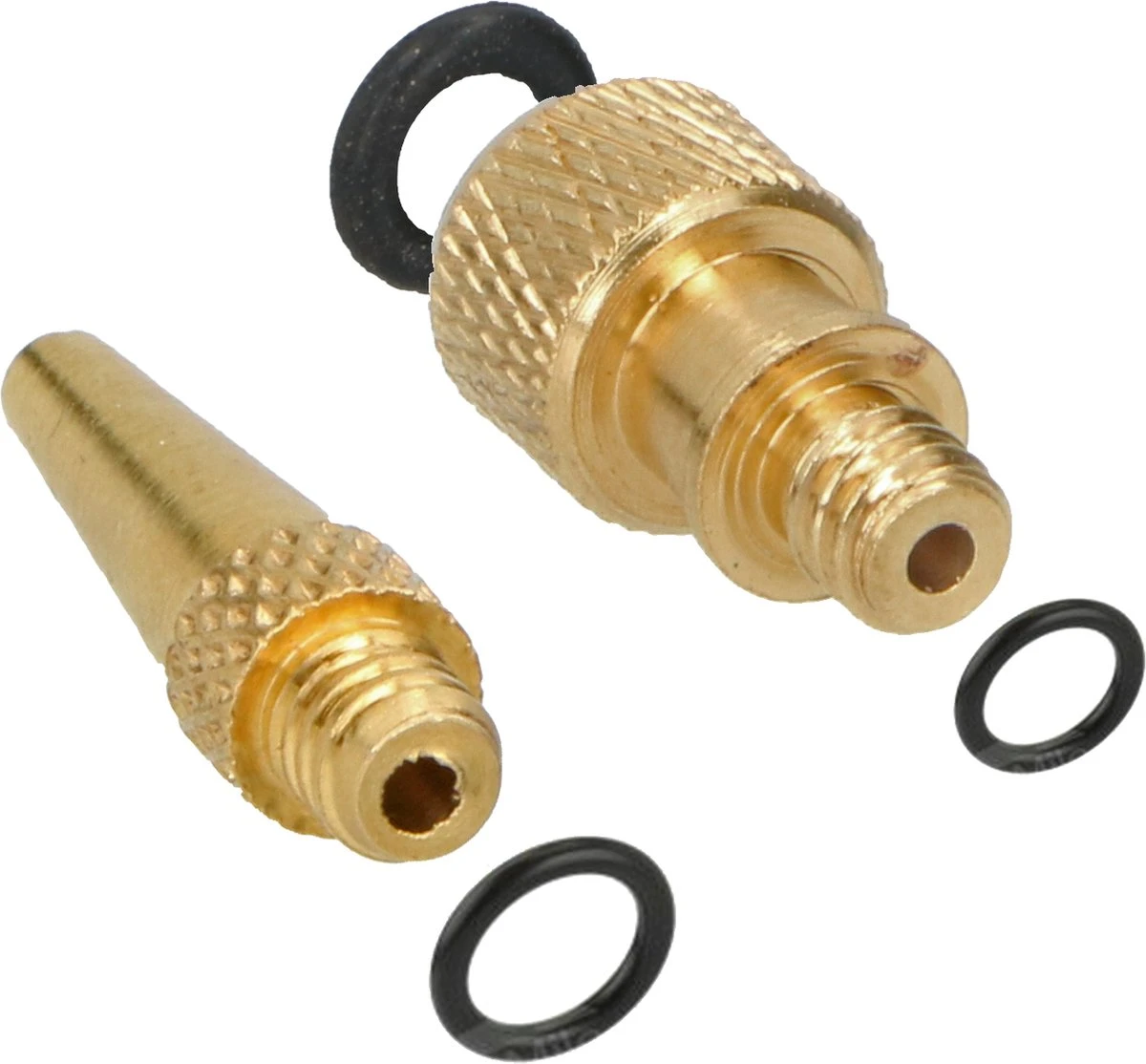 Dunlop Set Verloopnippels Fietspomp - 14 Stuks - Adapter Fietsventiel - Ballenpomp - Universeel 4 Dunlop Set Verloopnippels Fietspomp - 14 Stuks - Adapter Fietsventiel - Ballenpomp - Universeel - Afbeelding 2