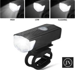 Voorlicht Fiets - Led Voorlamp - 300 Lumen - Oplaadbaar - Usb Oplaadbaar - Compact - Waterdicht - Koplamp Fiets -Fietsenwinkel 1200x1120