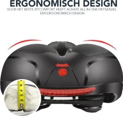 Achaté Fietszadel - Unisex - Extra Comfortabel - Ventilerend - Incl. Zadelhoes En Installatiemateriaal -Fietsenwinkel 1200x1130 7