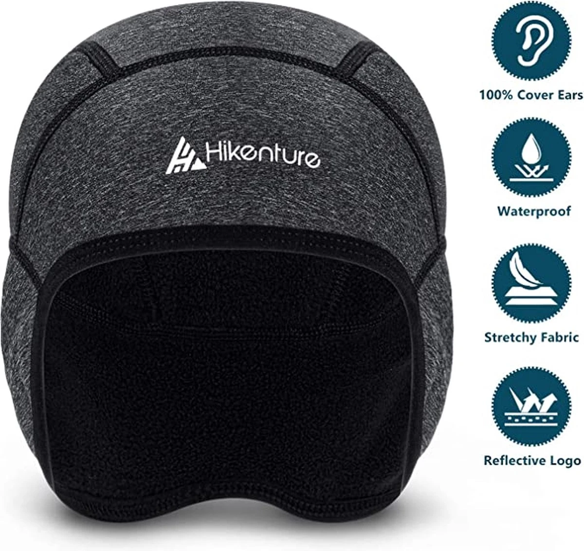 HIKENTURE Wintermuts, Winddichte Fietsmuts, Warme Fietsmuts, Voor Onder Fietshelm, Skihelm, Klimhelm, Sportmuts Voor Fietsen, Skiën, Hardlopen, Outdoor, Dames En Heren 5 HIKENTURE Wintermuts, Winddichte Fietsmuts, Warme Fietsmuts, Voor Onder Fietshelm, Skihelm, Klimhelm, Sportmuts Voor Fietsen, Skiën, Hardlopen, Outdoor, Dames En Heren - Afbeelding 3