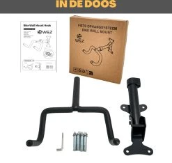 W&Z WallMount Fietsdrager - Ophangbeugel - Muurbeugel Fiets - Fietsbeugel - Opbergbeugel - Fiets Ophangsysteem -Fietsenwinkel 1200x1138 4