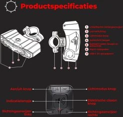 B-care Elektrische Fietsverlichting - Inclusief Afstandsbediening En Richtingaanwijzers - Fietsalarm - Anti Diefstal Alarm - Fiets Achterlicht - Fietsbel - Fiets Accessoires 23 B-care Elektrische Fietsverlichting - Inclusief Afstandsbediening En Richtingaanwijzers - Fietsalarm - Anti Diefstal Alarm - Fiets Achterlicht - Fietsbel - Fiets Accessoires -Fietsenwinkel 1200x1141 7