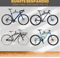 W&Z WallMount Fietsdrager - Ophangbeugel - Muurbeugel Fiets - Fietsbeugel - Opbergbeugel - Fiets Ophangsysteem -Fietsenwinkel 1200x1153 15