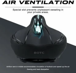 BOTC Fietszadel - Unisex - Extra Comfortabel - Inclusief Waterdichte Zadelhoes - Ventilerend -Fietsenwinkel 1200x1156 3