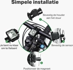 Vivid Green Draadloze Fietscomputer Snelheidsmeter - Mountainbike - Kilometerteller - Fiets Accessoires - Racefiets - Draadloos 13 Vivid Green Draadloze Fietscomputer Snelheidsmeter - Mountainbike - Kilometerteller - Fiets Accessoires - Racefiets - Draadloos -Fietsenwinkel 1200x1156 4