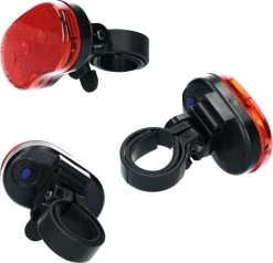 Dresco Achterlicht Fiets 3 Led's | Fietsverlichting Led | Achterlicht Met Batterij En Knipperlicht -Fietsenwinkel 1200x1158 6