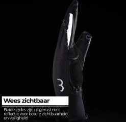 BBB Cycling ColdShield Fietshandschoenen Winter - Fiets Handschoenen Touchscreen - 0-10 ℃ - Winddicht - Zwart - Maat L -Fietsenwinkel 1200x1160 1