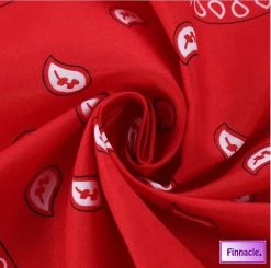 Finnacle - Hip Hop Bandana 100% Katoen Bandana Rood Vierkante Sjaal 50cm * 50cm Hoofdband Boerenzakdoek Voor Vrouwen/Mannen/Jongens/Meisjes 24 Finnacle - Hip Hop Bandana 100% Katoen Bandana Rood Vierkante Sjaal 50cm * 50cm Hoofdband Boerenzakdoek Voor Vrouwen/Mannen/Jongens/Meisjes -Fietsenwinkel 1200x1191