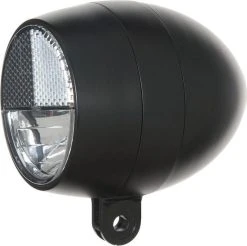Cortina Amsterdam Fietsverlichting Koplamp - Batterij - Black/Zwart
