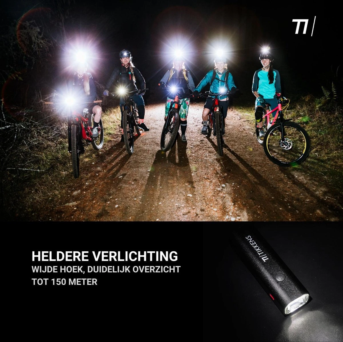 TIKKENS LED Fietsverlichting Set - Fietslamp USB Oplaadbaar - Fietslampjes Voorlicht & Achterlicht - Waterdicht – Zwart 6 TIKKENS LED Fietsverlichting Set - Fietslamp USB Oplaadbaar - Fietslampjes Voorlicht & Achterlicht - Waterdicht – Zwart - Afbeelding 4