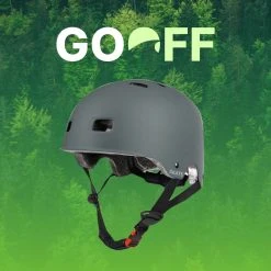 GOOFF® Skate Snorscooter Helm | Brede Pasvorm | 14x Ventilatie | Matgrijs | Lichtgewicht (L) -Fietsenwinkel 1200x1199 4