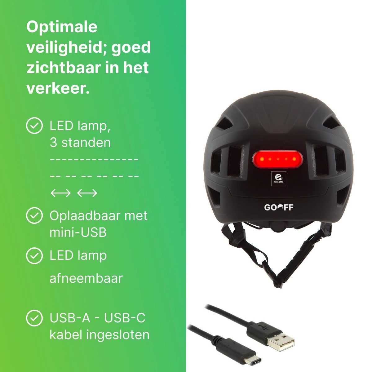 GOOFF® PILOT 3 In 1 Snorscooterhelm Met Afneembaar Vizier - Matzwart - Lichtgewicht Snorfiets Helm - NTA Gecertificeerd Speed Pedelec Helm - Geschikt Voor Blauw Kenteken Snorscooter En Snorfiets - Maat M - Voor Vrouwen En Mannen 14 GOOFF® PILOT 3 In 1 Snorscooterhelm Met Afneembaar Vizier - Matzwart - Lichtgewicht Snorfiets Helm - NTA Gecertificeerd Speed Pedelec Helm - Geschikt Voor Blauw Kenteken Snorscooter En Snorfiets - Maat M - Voor Vrouwen En Mannen - Afbeelding 12
