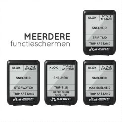 Amenzo© Fietscomputer Draadloos - Kilometerteller - NL Handleiding - Draadloze En Waterdichte Snelheidsmeter - Makkelijke Bevestiging - Fiets GPS - Zwart - Racefiets -Fietsenwinkel 1200x1200 1002