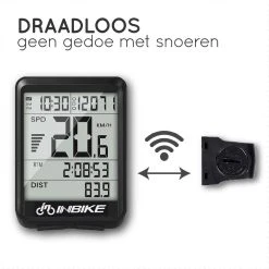 Amenzo© Fietscomputer Draadloos - Kilometerteller - NL Handleiding - Draadloze En Waterdichte Snelheidsmeter - Makkelijke Bevestiging - Fiets GPS - Zwart - Racefiets -Fietsenwinkel 1200x1200 1008