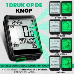 Strex Draadloze Fietscomputer - 17 Functies - Extra Groot Scherm - Draadloze Fiets Computer Draadloos Waterdicht - NL Handleiding -Fietsenwinkel 1200x1200 1032