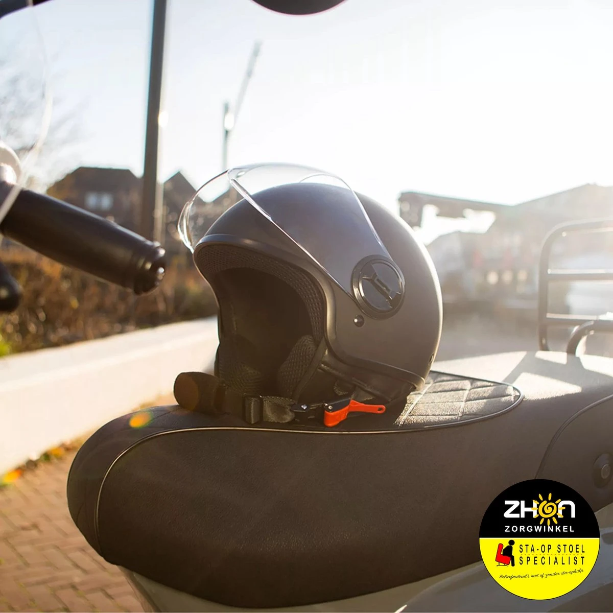 PRO-TECT - EU Goedgekeurde Bromfiets/snorfiets Helm - Jethelm Urban 22 - Maat L 58 CM 9 PRO-TECT - EU Goedgekeurde Bromfiets/snorfiets Helm - Jethelm Urban 22 - Maat L 58 CM - Afbeelding 7