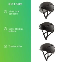 GOOFF® PILOT 3 In 1 Snorscooterhelm Met Afneembaar Vizier - Matzwart - Lichtgewicht Snorfiets Helm - NTA Gecertificeerd Speed Pedelec Helm - Geschikt Voor Blauw Kenteken Snorscooter En Snorfiets - Maat L - Voor Vrouwen En Mannen 20 GOOFF® PILOT 3 In 1 Snorscooterhelm Met Afneembaar Vizier - Matzwart - Lichtgewicht Snorfiets Helm - NTA Gecertificeerd Speed Pedelec Helm - Geschikt Voor Blauw Kenteken Snorscooter En Snorfiets - Maat L - Voor Vrouwen En Mannen -Fietsenwinkel 1200x1200 156