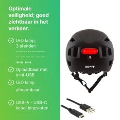 GOOFF® PILOT 3 In 1 Snorscooterhelm Met Afneembaar Vizier - Matzwart - Lichtgewicht Snorfiets Helm - NTA Gecertificeerd Speed Pedelec Helm - Geschikt Voor Blauw Kenteken Snorscooter En Snorfiets - Maat L - Voor Vrouwen En Mannen 26 GOOFF® PILOT 3 In 1 Snorscooterhelm Met Afneembaar Vizier - Matzwart - Lichtgewicht Snorfiets Helm - NTA Gecertificeerd Speed Pedelec Helm - Geschikt Voor Blauw Kenteken Snorscooter En Snorfiets - Maat L - Voor Vrouwen En Mannen -Fietsenwinkel 1200x1200 161