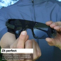 BBB Cycling FullView Fietsbril - Frameless Zonnebril - Wielrenbril Met 3 Lenzen - Glanzend Zwart - BSG-63 -Fietsenwinkel 1200x1200 169