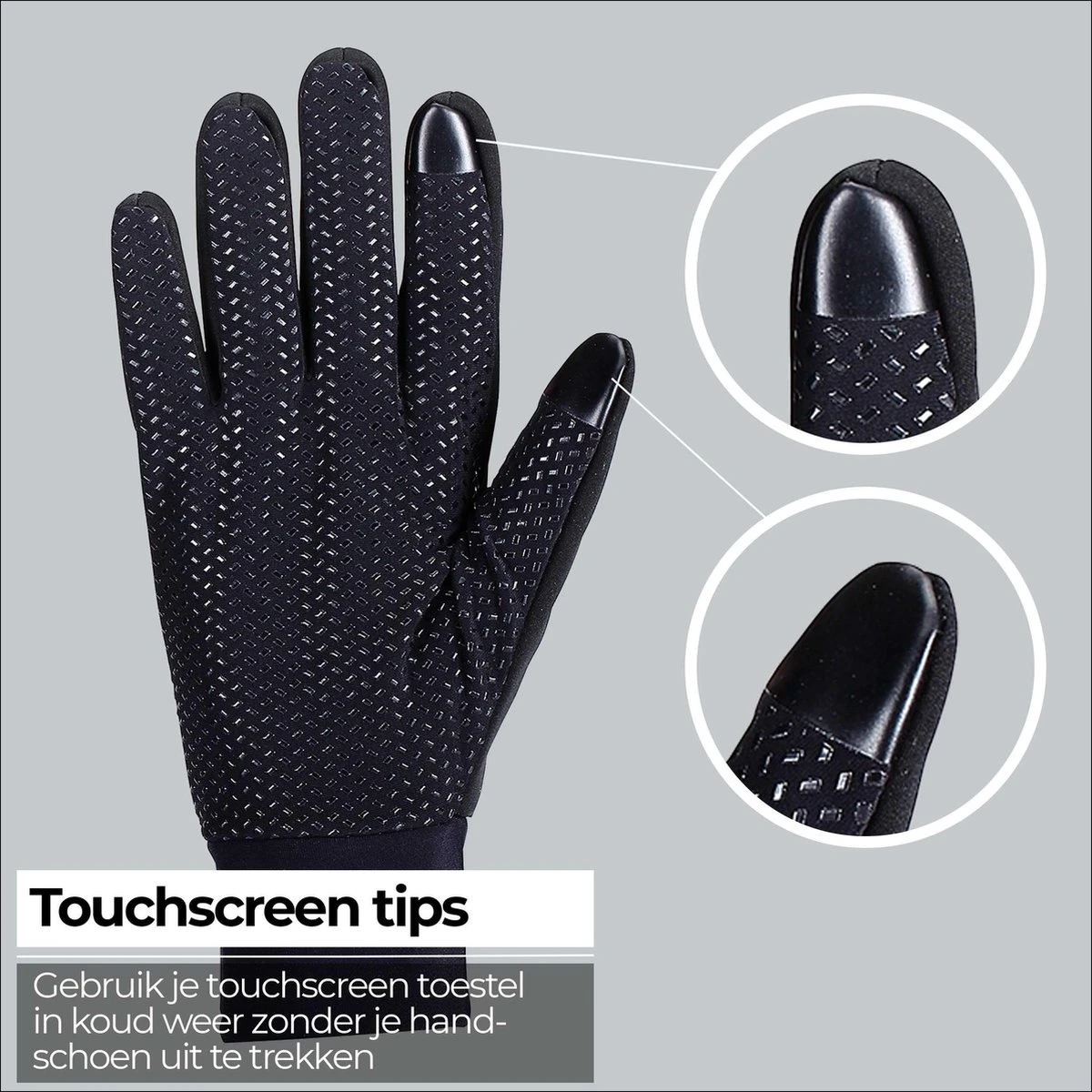 BBB Cycling RaceShield WB 2.0 Fietshandschoenen Winter - Fiets Handschoenen Touchscreen - Winddicht - Zwart - Maat L 11 BBB Cycling RaceShield WB 2.0 Fietshandschoenen Winter - Fiets Handschoenen Touchscreen - Winddicht - Zwart - Maat L - Afbeelding 9