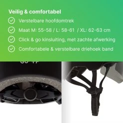 GOOFF® Skate Snorscooter Helm | Brede Pasvorm | 14x Ventilatie | Matgrijs | Lichtgewicht (L) -Fietsenwinkel 1200x1200 220