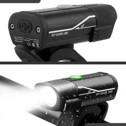 Lovnix - Oplaadbare Fietslamp LED Verlichting Set - USB Oplaadbaar - Fietslicht Met LED Lamp - Voor- En- Achter Licht - Regenbestendig - Geschikt Voor Mountainbike Fietsen Wandelen Speleologie -Fietsenwinkel 1200x1200 257