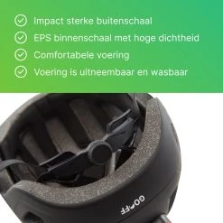 GOOFF® PILOT 3 In 1 Snorscooterhelm Met Afneembaar Vizier - Matzwart - Lichtgewicht Snorfiets Helm - NTA Gecertificeerd Speed Pedelec Helm - Geschikt Voor Blauw Kenteken Snorscooter En Snorfiets - Maat M - Voor Vrouwen En Mannen 20 GOOFF® PILOT 3 In 1 Snorscooterhelm Met Afneembaar Vizier - Matzwart - Lichtgewicht Snorfiets Helm - NTA Gecertificeerd Speed Pedelec Helm - Geschikt Voor Blauw Kenteken Snorscooter En Snorfiets - Maat M - Voor Vrouwen En Mannen -Fietsenwinkel 1200x1200 3